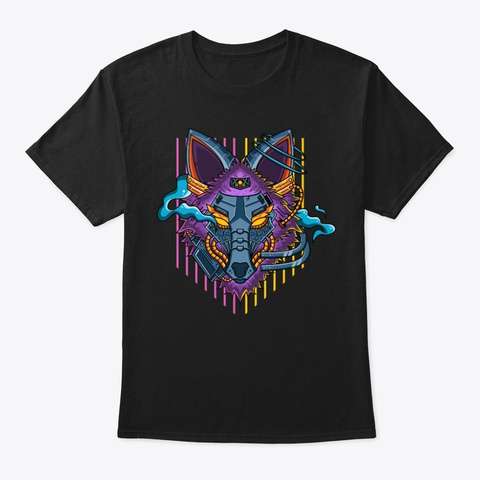 Cyber Wolf Black Kaos Front