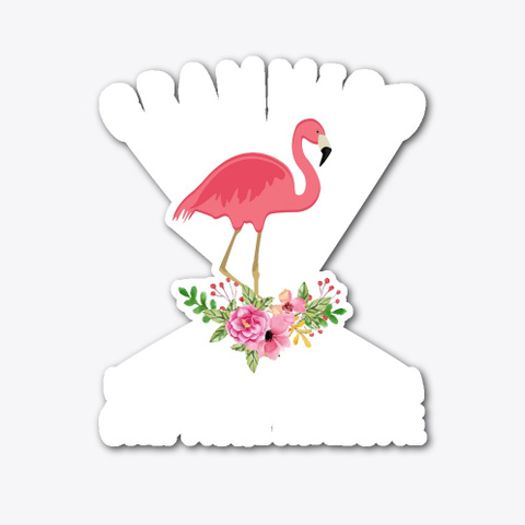 Flamingo Floral Grammingo Like An Grandm Standard Camiseta Front