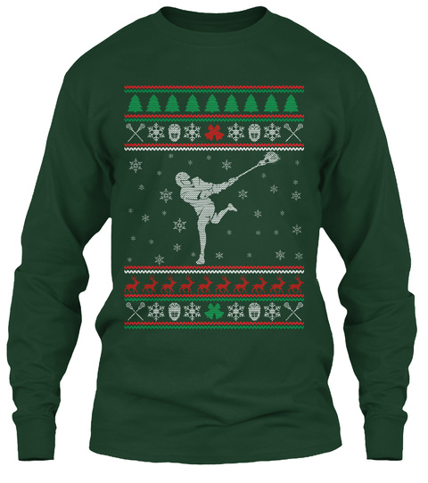 Lacrosse Ugly Christmas Sweater