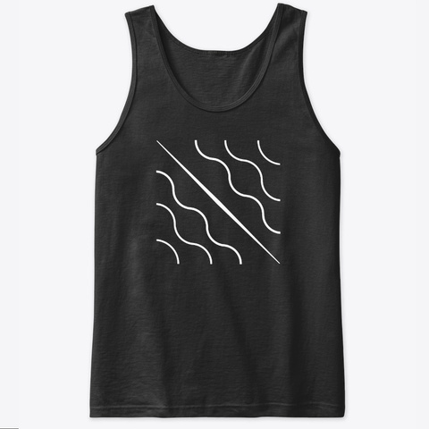 Tank Top: Chladni Plate Black T-Shirt Front
