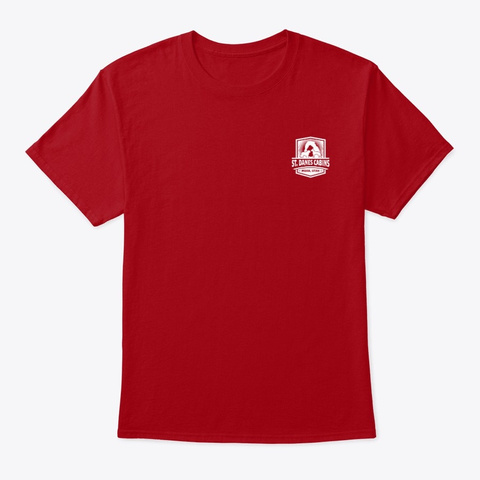 Moab Hiking Trails Tshirt Deep Red T-Shirt Front