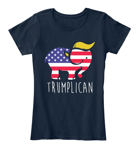Trumplican New Navy T-Shirt Front