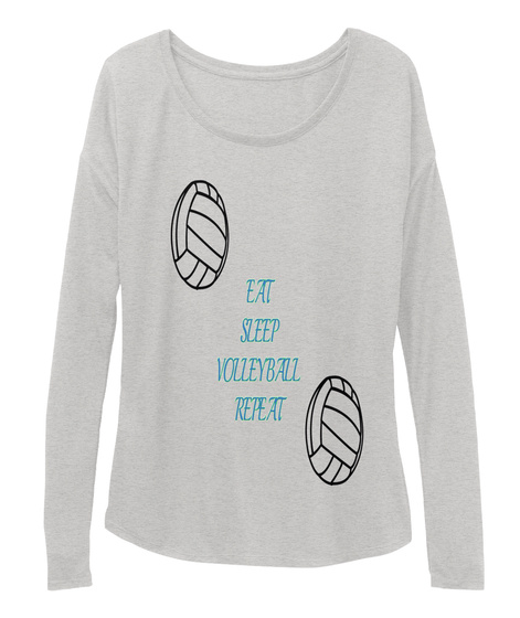 Volleyball Lover Shirt Athletic Heather T-Shirt Front