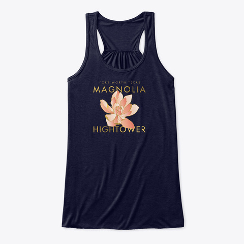 Hightower Magnolia T Shirt Midnight T-Shirt Front