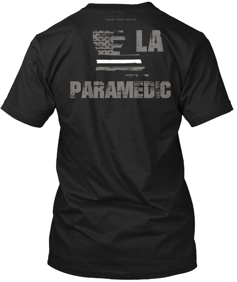 La Paramedic Black T-Shirt Back