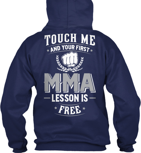 Funny Mma First Lesson Free - touch me and your first mma lesson is free  Products