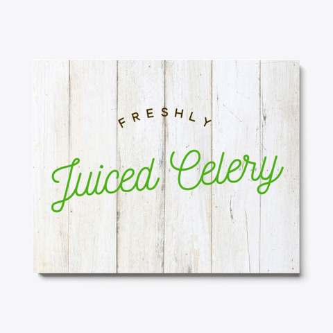 Freshly Juiced Celery Wall Art Standard T-Shirt Front