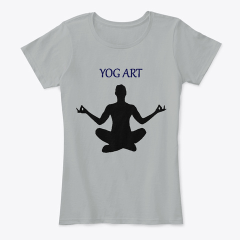 Yog Art Grey T-Shirt Front