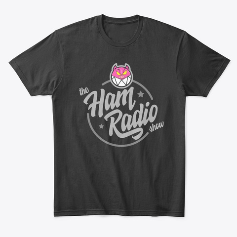 The Ham Radio Show Black T-Shirt Front