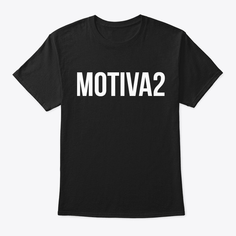 Motiva2 Black Camiseta Front