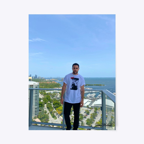 Jason Matouk Penthouse Pose Poster Standard áo T-Shirt Front