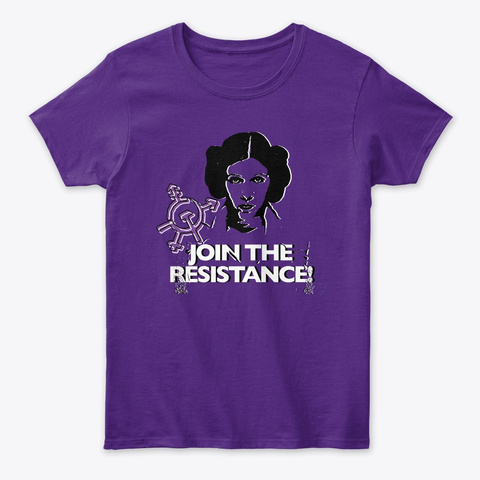 Resistenza, S. F. Purple áo T-Shirt Front