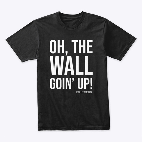 Wall Goin Up Stack - White Ink Unisex Tshirt
