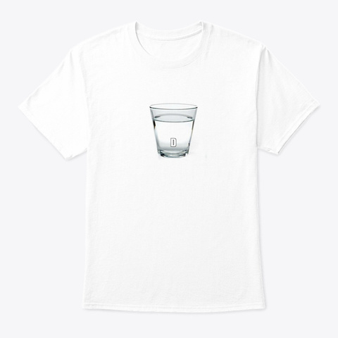 Democrat Water White T-Shirt Front