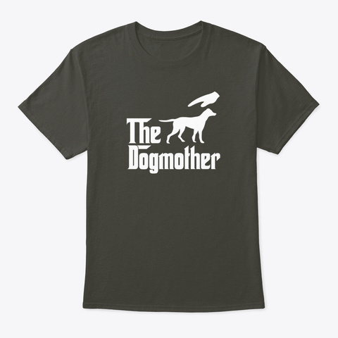 The Dogmother Pointer Smoke Gray T-Shirt Front