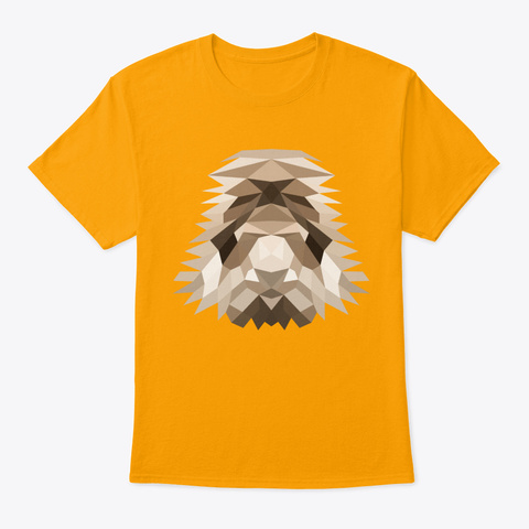 Lion Artful Gold T-Shirt Front