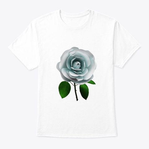 White Rose White T-Shirt Front