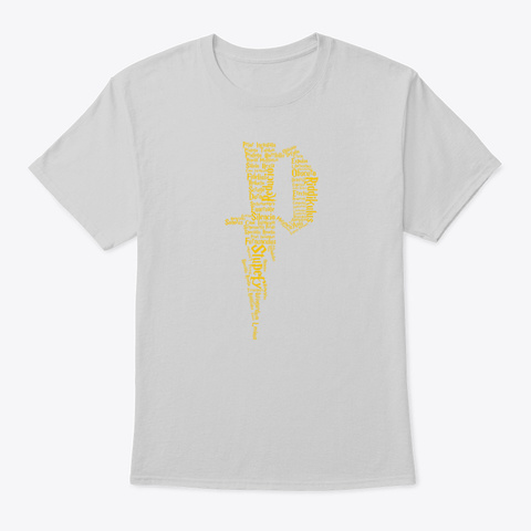 Potter Magic Spell Yellow Light Steel T-Shirt Front