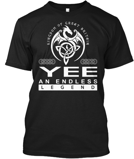 Yee An Endless Legend Black T-Shirt Front