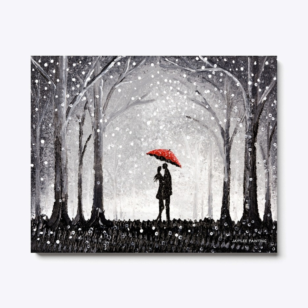 Red Umbrella Couple | Jay Lee Store