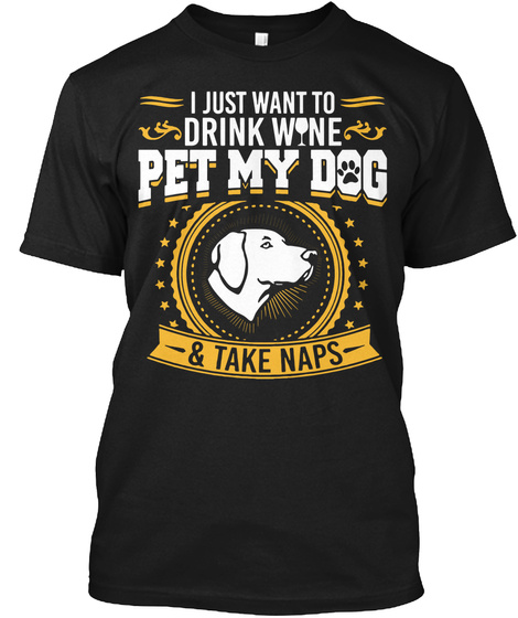 Pet My Dog English Pointer T Shirt Black T-Shirt Front