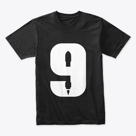 F9 🚀 #Sfsf Black T-Shirt Front