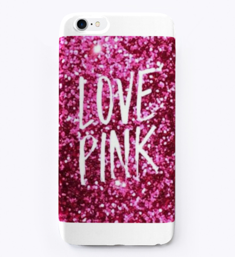 Love Pink Apple I Phone Back Case Standard T-Shirt Front
