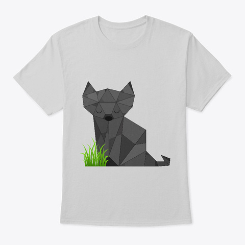 Vector Art   Cat Light Steel T-Shirt Front