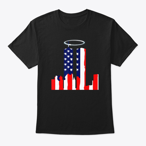 Patriot Day Us Flag T Shirt Black Camiseta Front
