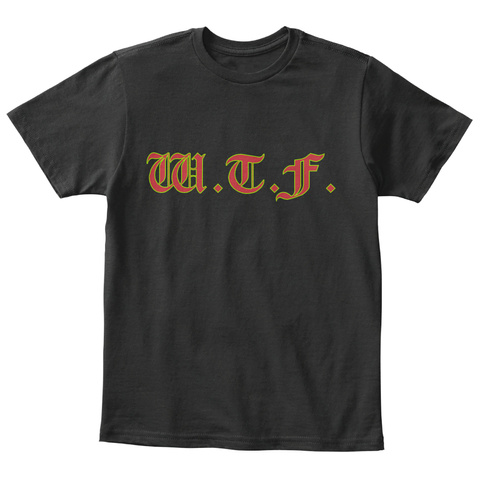 F.D.Fdr Black T-Shirt Front