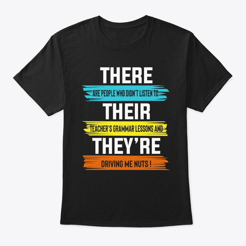 Funny There Are People Who Didn't Listen Black T-Shirt Front