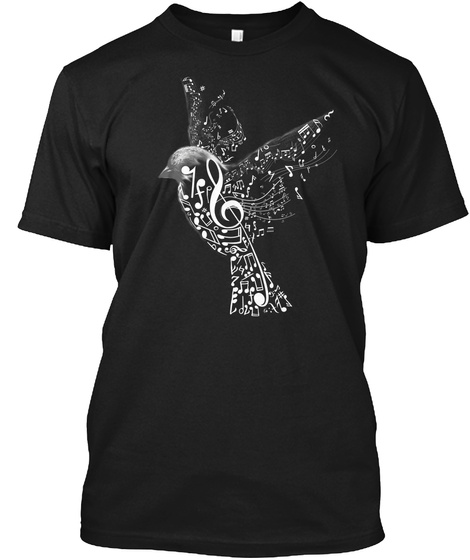 T-shirt Bird And Music