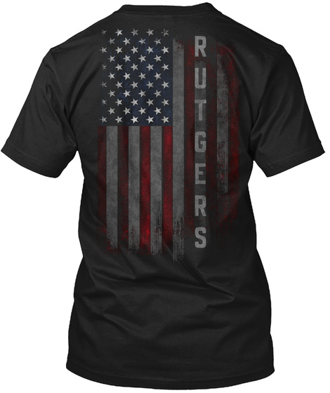 RUTGERS FAMILY AMERICAN FLAG Unisex Tshirt