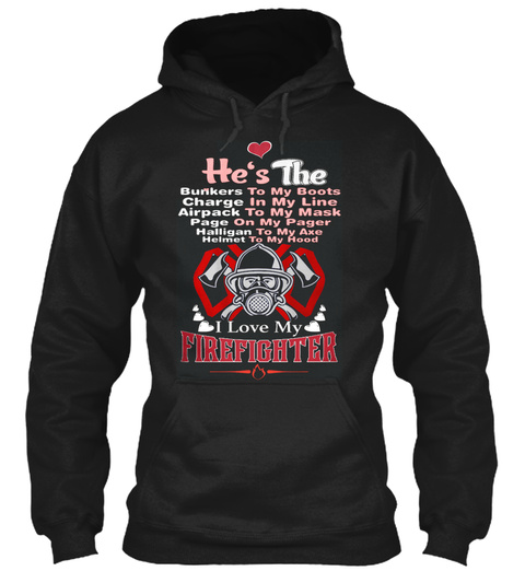 Firefighter - HES THE BUNKERS TO MY BOO Unisex Tshirt