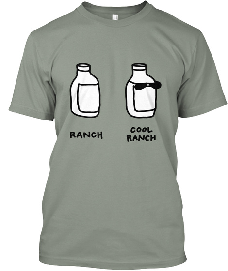 Ranch Cool Ranch Grey T-Shirt Front