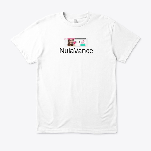Nula Vance  Nula Vance Skincare Uk Reviews White T-Shirt Front