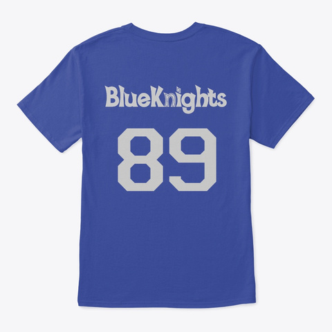 Irvington High Class Of 89 3 Deep Royal Camiseta Back