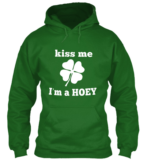 Kiss Me I'm A Honey Irish Green T-Shirt Front