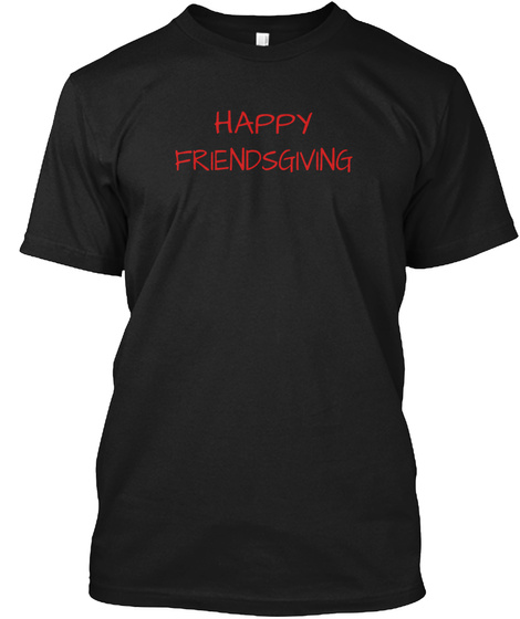 Happy Friendsgiving Red Text