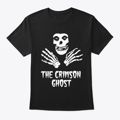 Crimson Ghost Black T-Shirt Front