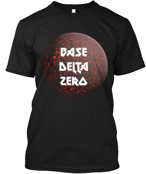 Base Delta Zero Black T-Shirt Front