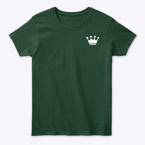 Crown & Cards Selection Forest Green T-Shirt Front