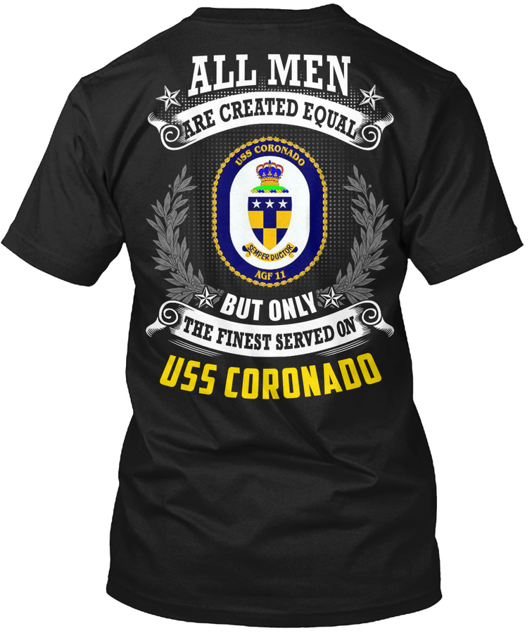 All Men Uss Coronado Agf-11 Created Equa