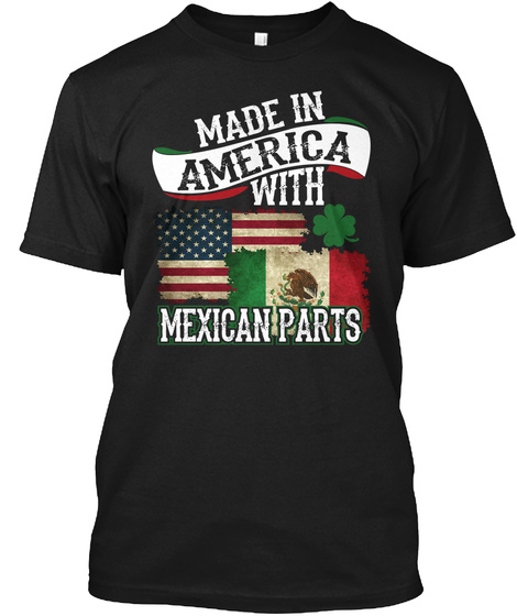 Mexican American Flag T-shirt Gift