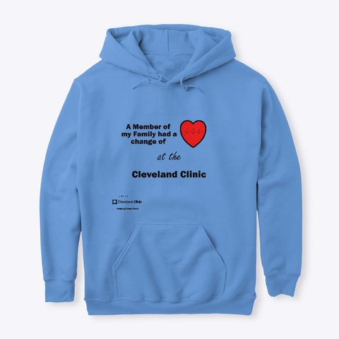 Helping Heart Fund Carolina Blue T-Shirt Front