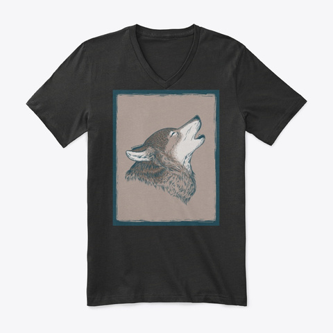Tshirt Of Alaskan Husky Dogs Black T-Shirt Front