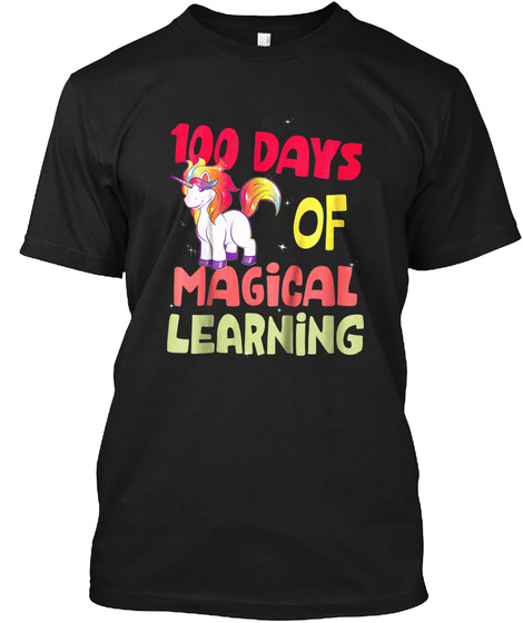 Kids 100 Days Of School Unicorn Shirt Fo