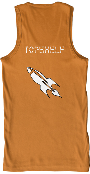 Topshelf Orange T-Shirt Back
