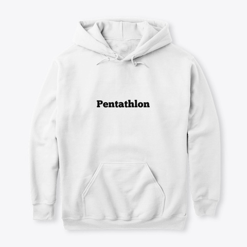 Pentathlon White T-Shirt Front