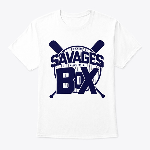 Savages White White T-Shirt Front